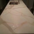 Calacata Gold Benchtop Spotted Raw Surface