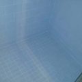Ceramic Mosaic Shower Floor With New Grout