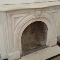 Classical Marble Fireplace Scraped Polished