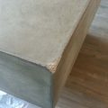 Concrete Table Dent Corner