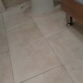 Dirty Spotting Bathroom Limestone Floor