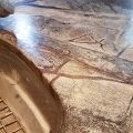 Water Erosion After Repair/Smoothing on the Countertop