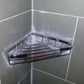 Soap Tray Cleaning on Porcelain Shower Wall