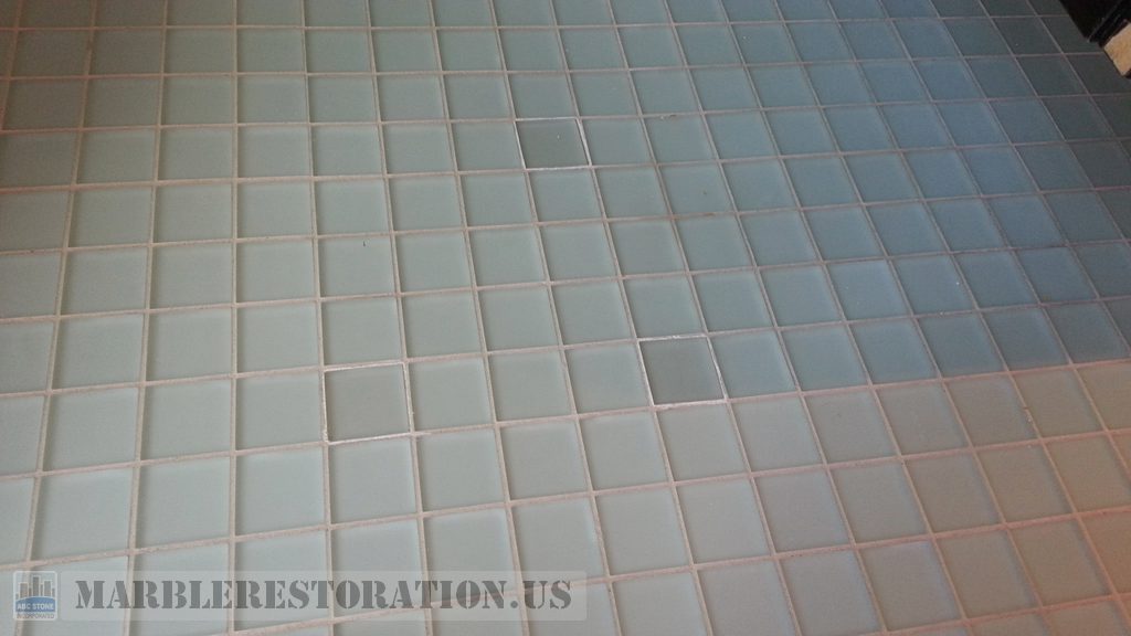Mosaic Glass Tiles Replacement Grouting